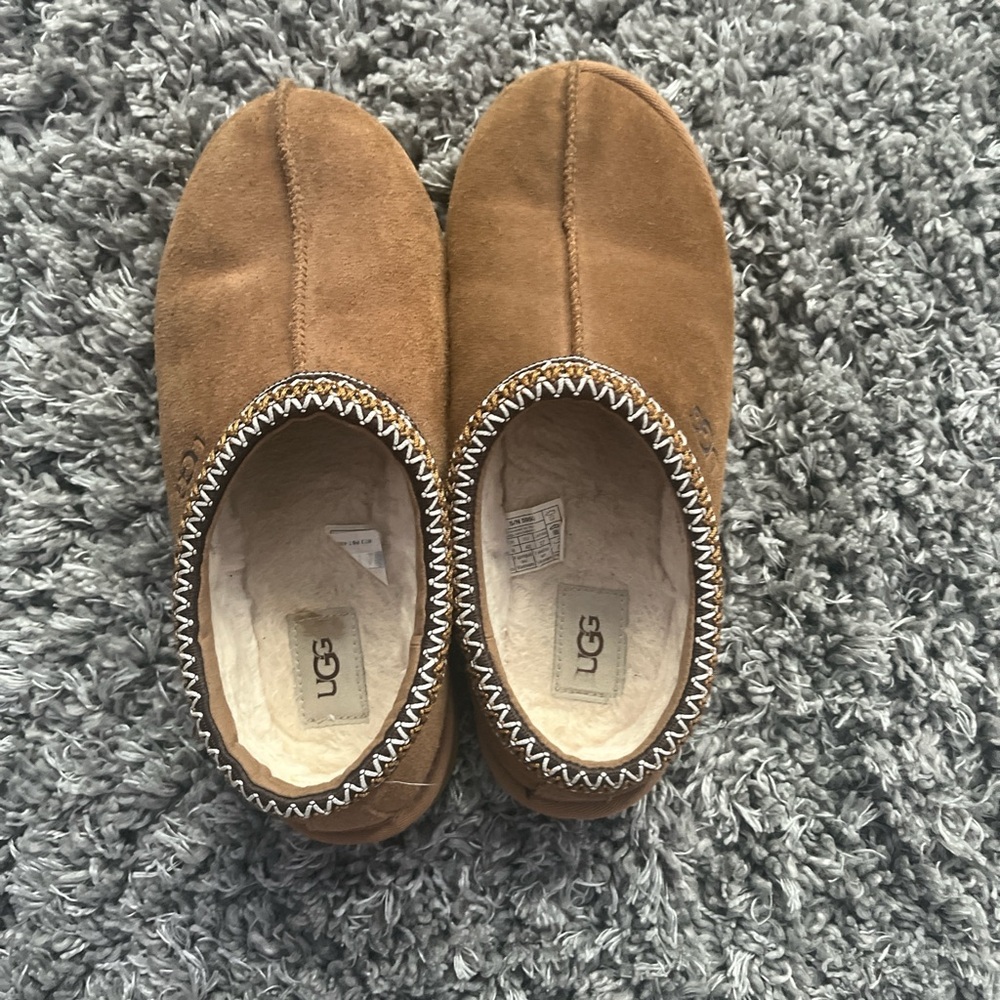 UGG Brown Suede Slippers